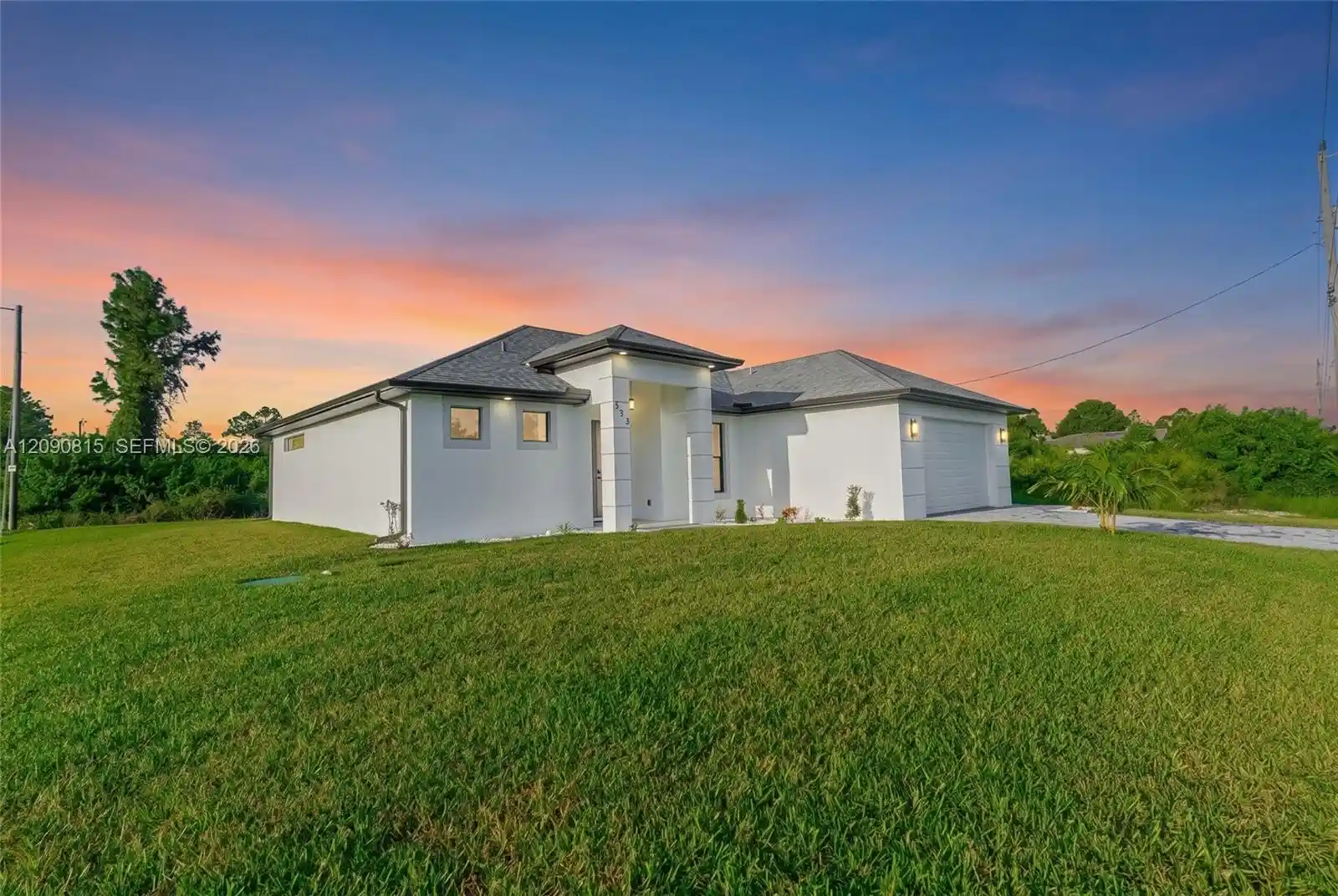 Single family home for sale at 736 E Chambers St, Lehigh Acres, FL 33974 | MLS# A12090815 | Listing updated on 2026-10-31