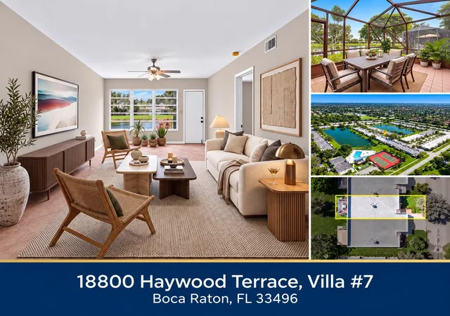 Single family home for sale at 18800 Haywood Ter #7, Boca Raton, FL 33496 | MLS# B26077949 | Listing updated on 2026-10-10