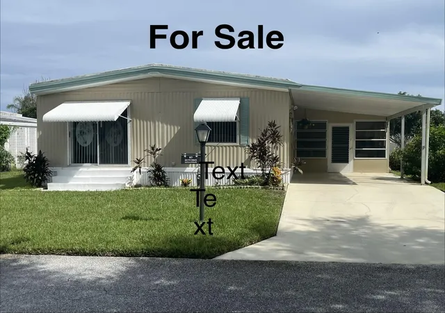 Manufactured home for sale at 97 N Warner Dr, Jensen Beach, FL 34957 | MLS# B26082796