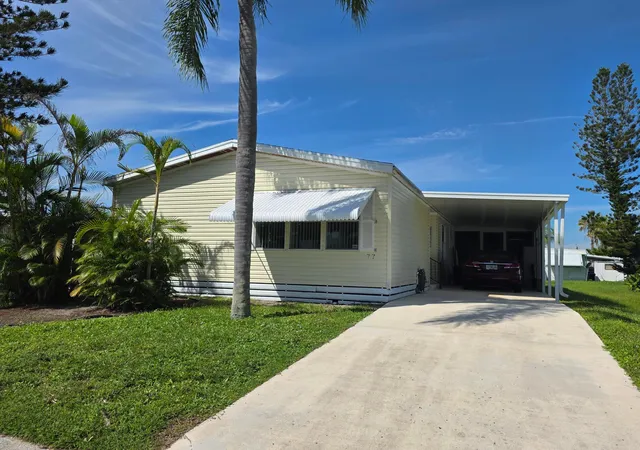Photo 1 of Manufactured home for sale at 77 Mediterranean Blvd E, Port Saint Lucie, FL 34952 | MLS# B26083192 | Listing updated on 2026-10-02