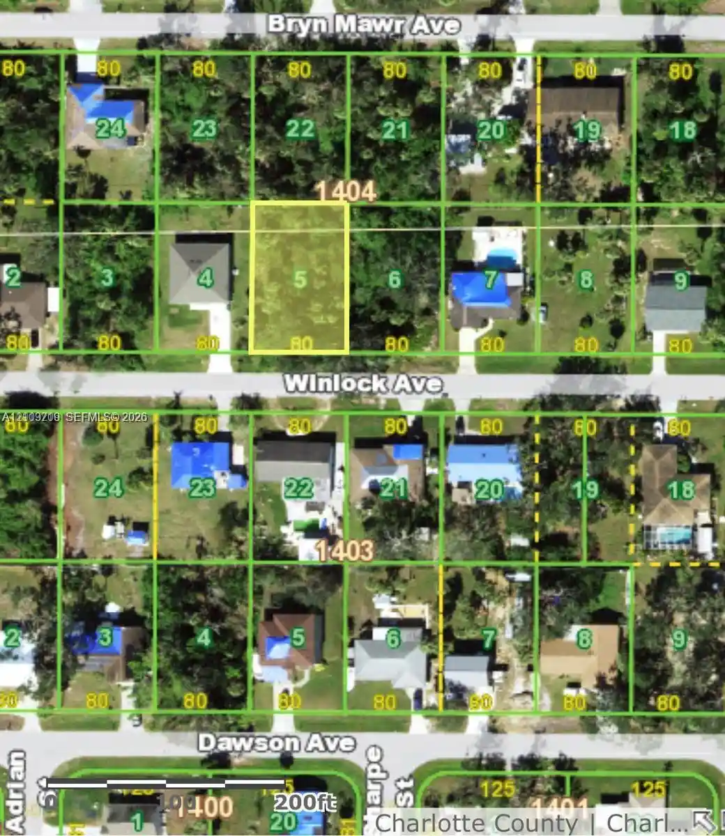 Photo 1 of Land for sale at 21468 Winlock Ave, Port Charlotte, FL 33952 | MLS# A12103709 | Listing updated on 2026-10-13