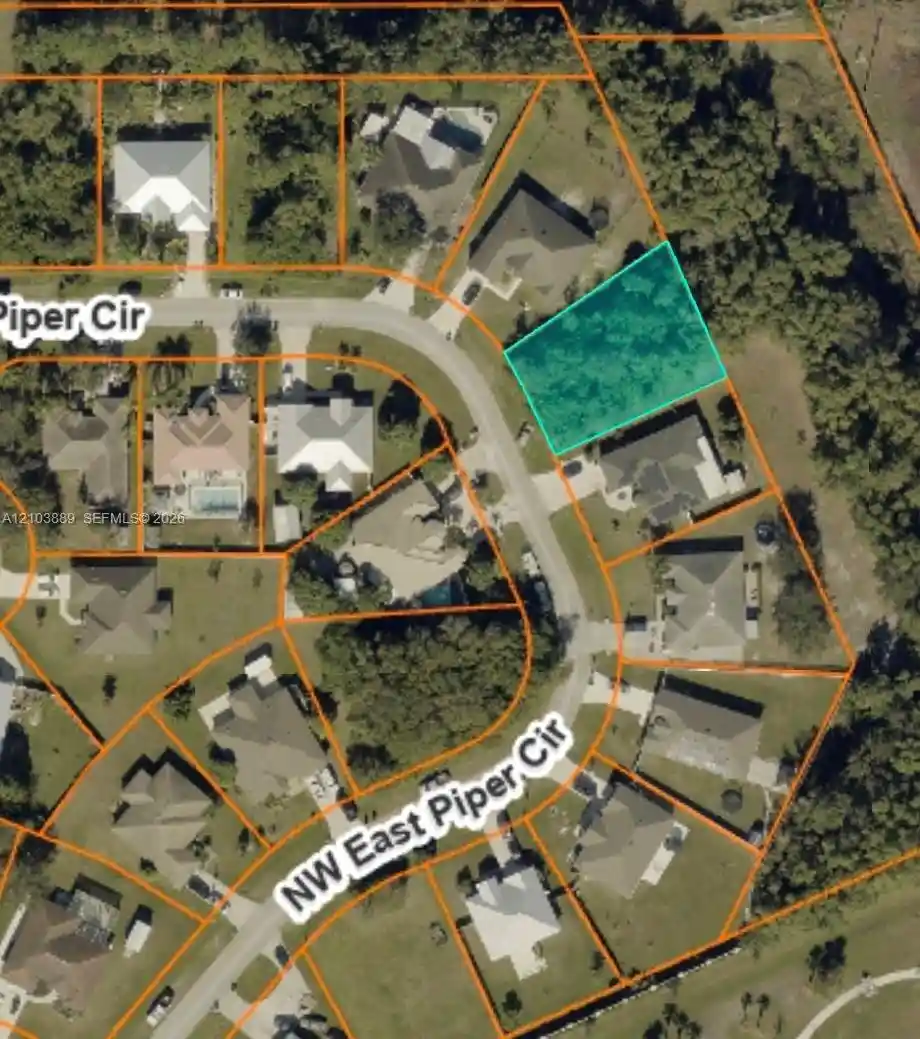 Photo 1 of Land for sale at 5246 E Piper Cir, Port Saint Lucie, FL 34986 | MLS# A12103889 | Listing updated on 2026-10-12
