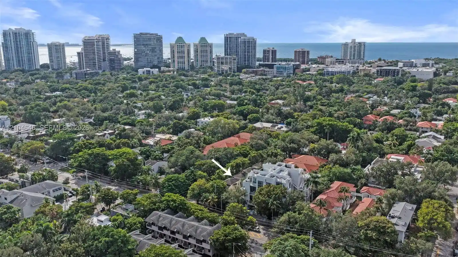 Photo 1 of Townhouse for sale at 3056 Bird Ave #B, Miami, FL 33133 | MLS# A12104646 | Listing updated on 2026-10-27