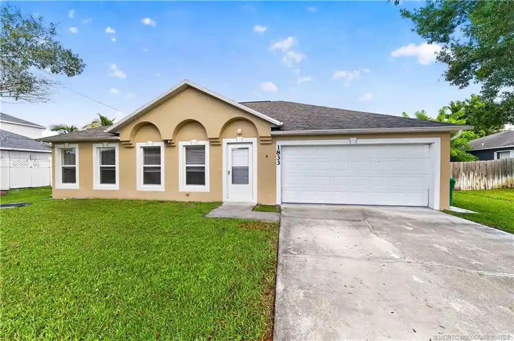 Photo 1 of Single family home for sale at 1833 Sw Lofgren Ave, Port Saint Lucie, FL 34953 | MLS# M20057288 | Listing updated on 2026-10-26