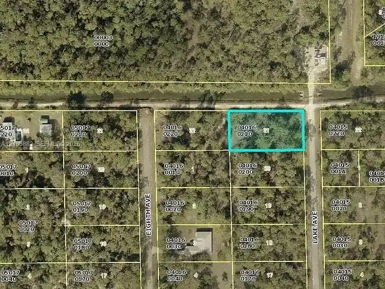 Photo 1 of Land for sale at 1721 Lake Ave Lehigh Acres, Lehigh Acres, FL 33972 | MLS# A12106883 | Listing updated on 2026-10-16