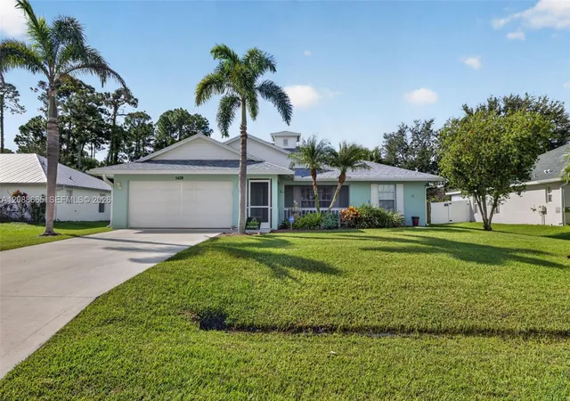 Photo 1 of Single family home for sale at 1420 Sw Leisure Ln, Port Saint Lucie, FL 34953 | MLS# A12088665 | Listing updated on 2026-10-30