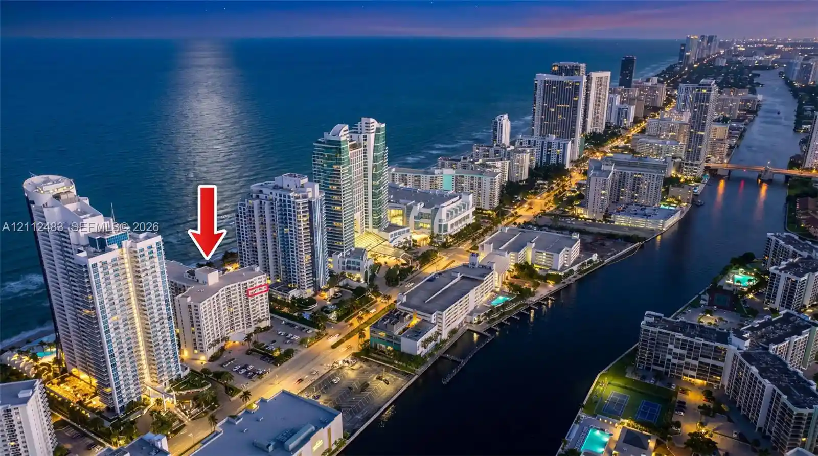 Listing Photo 1 - Condo for sale in 3505 S Ocean Dr located at 3505 S Ocean Dr, Hollywood, FL 33019 - Unit #1101