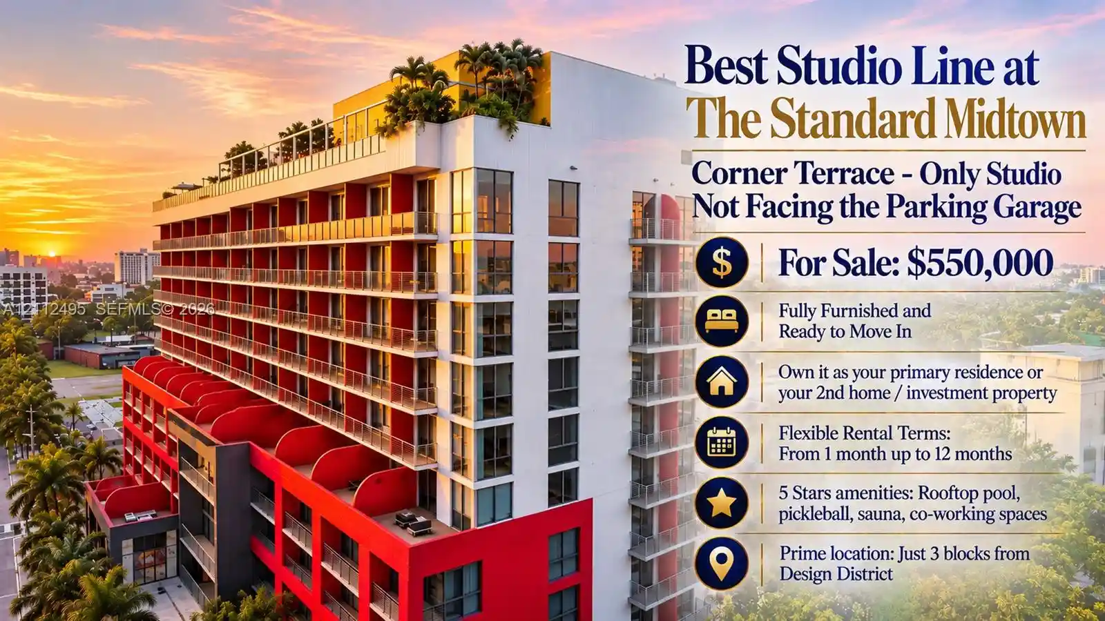 Photo 1 of Condo for sale at 90 Ne 32nd Street #613, Miami, FL 33137 | MLS# A12112495 | Listing updated on 2026-10-25