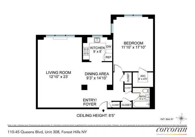 6th image of 110 45 Queens Blvd #308, Forest Hills, NY 11375 | MLS# 839523