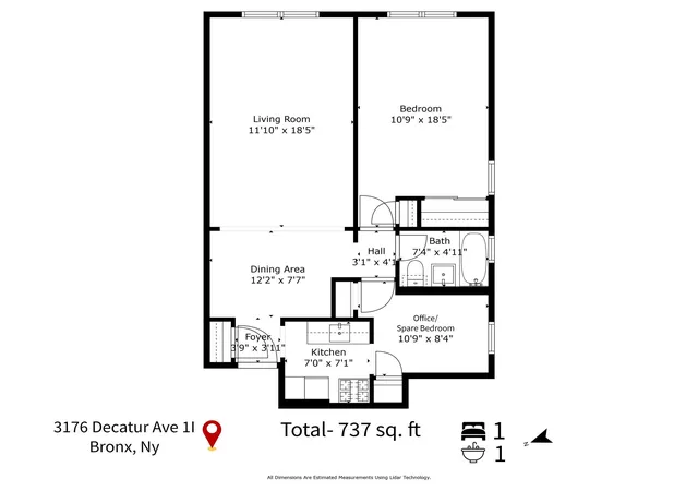 3rd image of 3176 Decatur Ave #1I, Bronx, NY 10467 | MLS# 852752