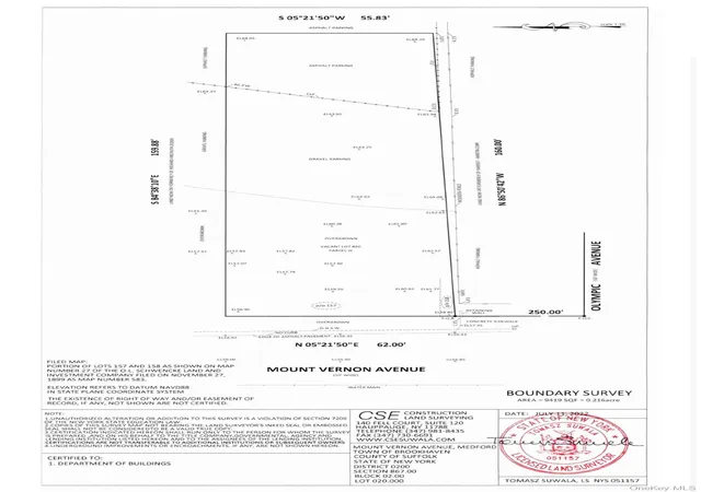 Photo 3 of Land for sale at #189,#191 Mount Vernon Avenue, Brookhaven, NY 11719 | MLS# 908173 | Listing updated on 2026-09-03