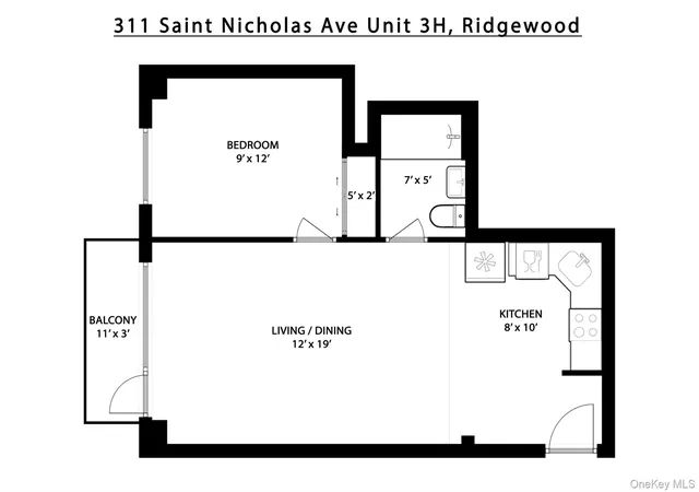 17th image of 311 Saint Nicholas Ave #3H, New York, NY 11385 | MLS# 965175