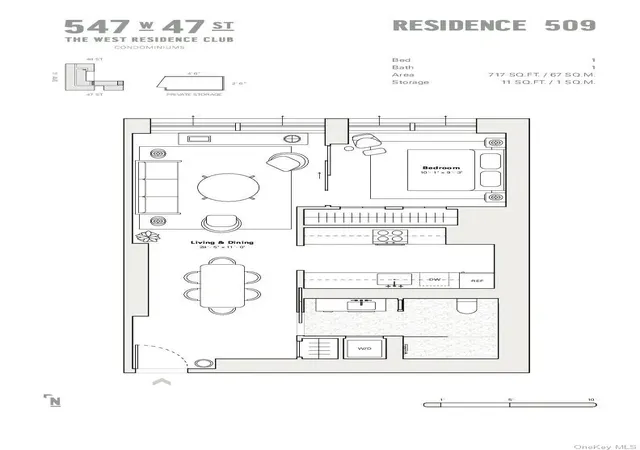 40th image of 547 W 47th St #509, New York, NY 10036 | MLS# 978827