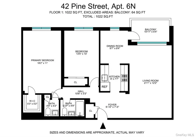 Homes for sale in Yonkers, NY | 42 Pine Street 42 Pine Street #6N, Yonkers, NY 10701 | MLS# 1023248