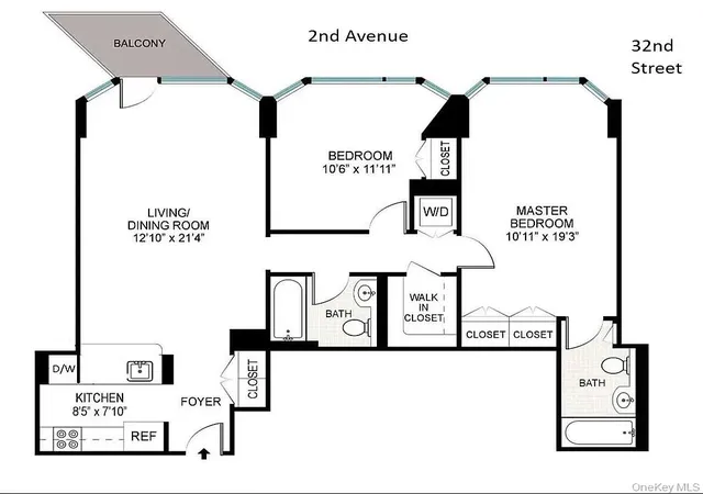 Photo 1 of Condo for sale at 200 E 32nd Street #28C, New York, NY 10016 | MLS# 1031936 | Listing updated on 2026-08-26