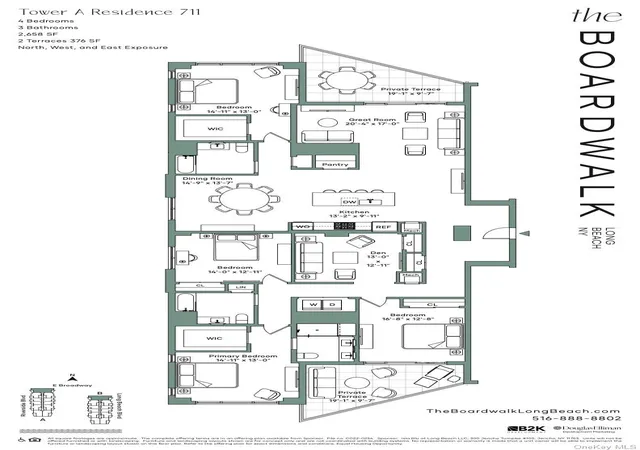 Photo 24 of Condo for sale at 100 Boardwalk #711A, Long Beach, NY 11561 | MLS# 1032941 | Listing updated on 2026-08-06