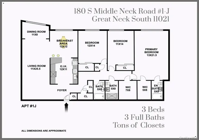 2nd image of 180 S Middle Neck Rd #1-J, North Hempstead, NY 11021 | MLS# 1039234