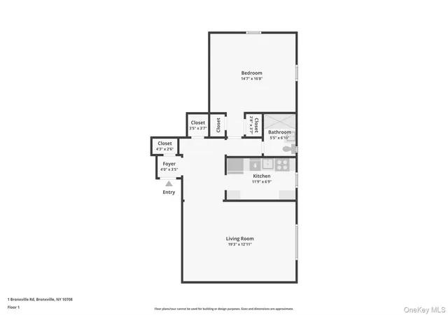 Listing Photo 2 - Condo for sale in building located at 1 Bronxville Rd, Yonkers, NY 10701 - Unit #3S