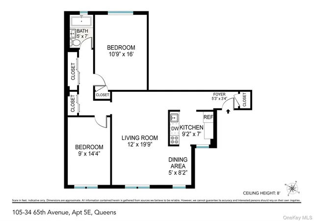 Photo 10 of Condo for sale at 105 34 65th Avenue #6E, New York, NY 11375 | MLS# 1047516 | Listing updated on 2026-09-07