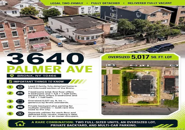 Photo 4 of House for sale at 3640 Palmer Ave, New York, NY 10466 | MLS# 1051260 | Listing updated on 2026-10-06