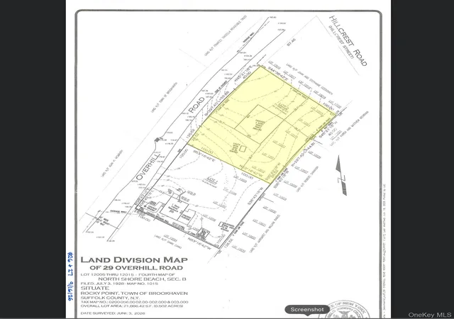 Photo 2 of Land for sale at Vl Overhill Rd, Brookhaven, NY 11778 | MLS# 1052924 | Listing updated on 2026-09-21