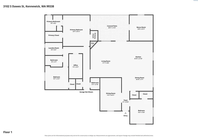 Photo 1 of Single family home for sale at 3102 S Dawes St, Kennewick, WA 99338 | MLS# PAC295701 | Listing updated on 2026-10-17