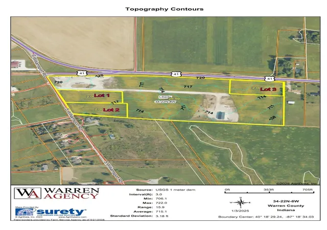 Photo 3 of Land for sale at 500 S Us Hwy 41 Lot 3 Hwy, Williamsport, IN 47993 | MLS# 202500444 | Listing updated on 2026-01-17