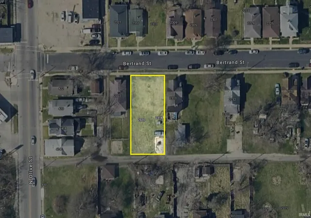 Photo 1 of Land for sale at 2318 Bertrand St, South Bend, IN 46628 | MLS# 202502771 | Listing updated on 2025-12-10