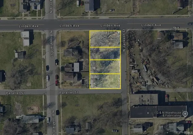 Photo 1 of Land for sale at 217 N Jackson St, South Bend, IN 46628 | MLS# 202505308 | Listing updated on 2025-12-10