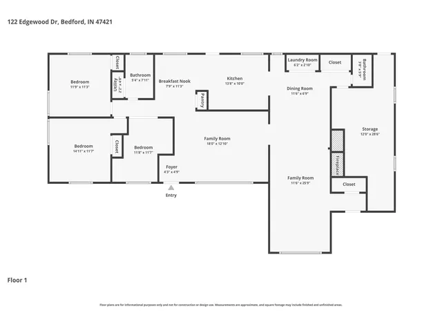 3rd image of 122 Edgewood Dr, Bedford, IN 47421 | MLS# 202609443