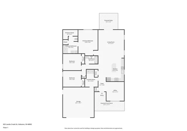 35th image of 822 Lando Creek Ln, Kokomo, IN 46902 | MLS# 202616246