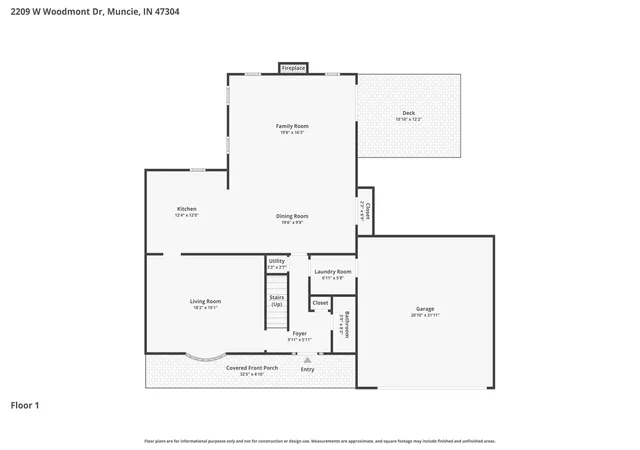 35th image of 2209 W Woodmont Dr, Muncie, IN 47304 | MLS# 202622276