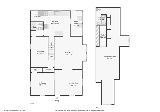 Homes for sale in Reynolds, IN | 311 N Kenton St, Reynolds, IN 47980 | MLS# 202623152