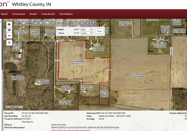 5th image of Tbd E 600 N Rd, Churubusco, IN 46723 | MLS# 202628202