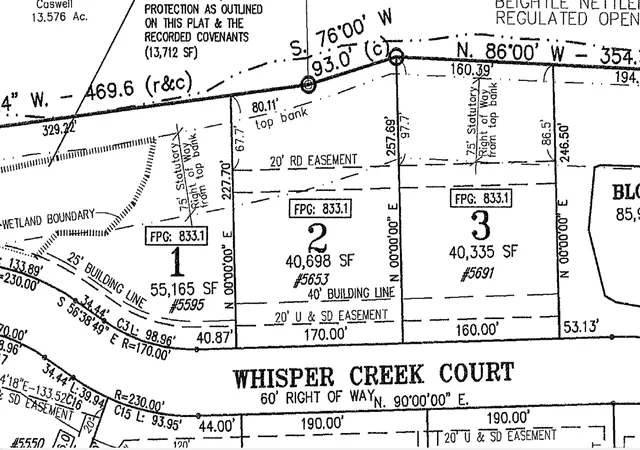 Photo 3 of Land for sale at 5653 Whisper Crk Ct, Leo Cedarville, IN 46765 | MLS# 202632324 | Listing updated on 2026-08-08