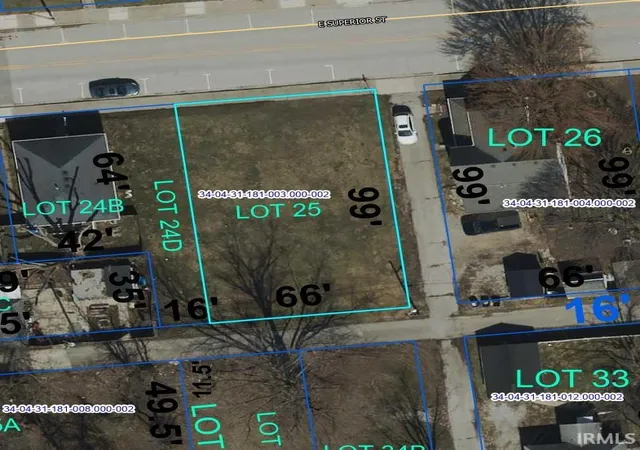 Photo 1 of Land for sale at 907 E Superior St, Kokomo, IN 46901 | MLS# 202633726 | Listing updated on 2026-08-18