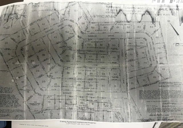 Photo 3 of Land for sale at 0 Sunset Dr, Dale, IN 47523 | MLS# 202635816 | Listing updated on 2026-08-31