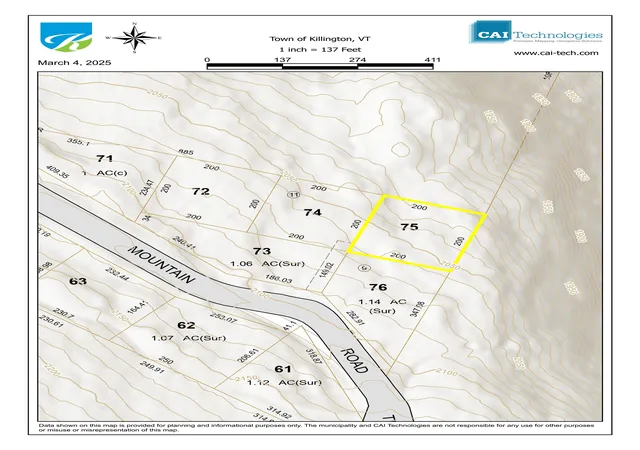 Photo 2 of Land for sale at 37 075 East Mountain Rd, Killington, VT 05751 | MLS# 5031414 | Listing updated on 2026-07-23