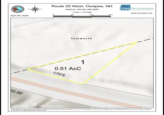 8th image of Map 202 Lot 1 Nh Rte 25 W, Ossipee, NH 03864 | MLS# 5086096