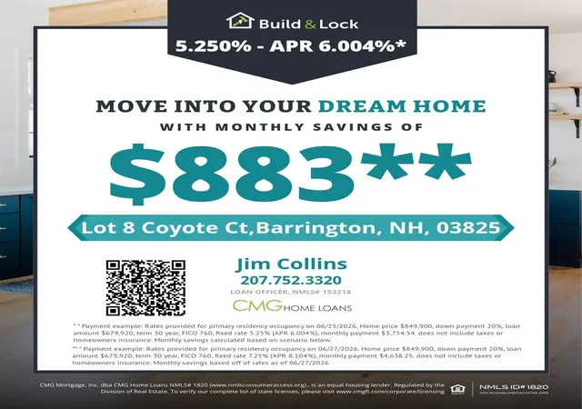 Homes for sale in Barrington, NH | Lot 8 8 Coyote Ct, Barrington, NH 03825 | MLS# 5090386