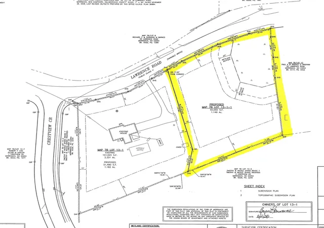 3rd image of Lot 7B-13-1-1 Lawrence Rd, Merrimack, NH 03054 | MLS# 5097523