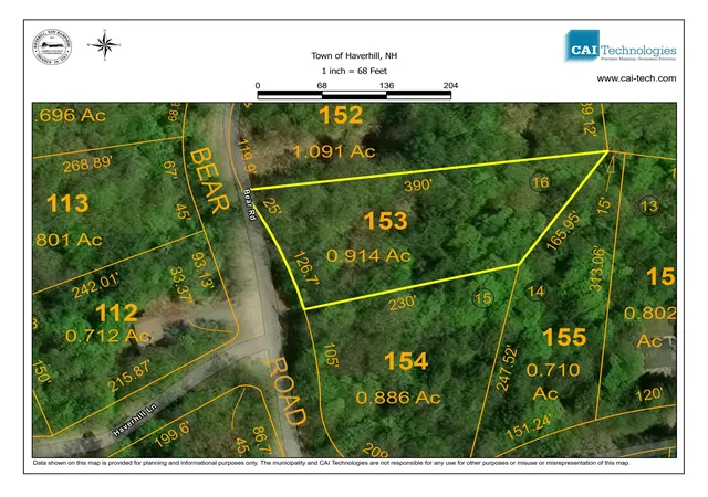 3rd image of Map 204-Lot 153 Bear Rd, Haverhill, NH 03765 | MLS# 5101266