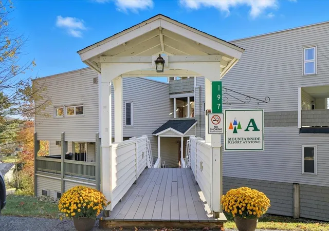 Photo 1 of Townhouse for sale at 197 Mountainside Dr #A302, Stowe, VT 05672 | MLS# 5103272 | Listing updated on 2026-09-15