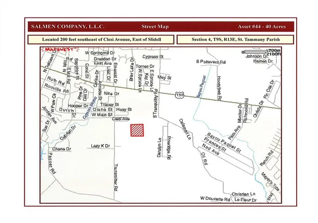 Photo 2 of Land for sale at Clesi Ave, Lacombe, LA 70445 | MLS# 2362629 | Listing updated on 2026-04-23