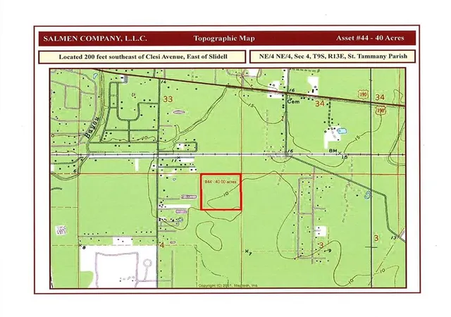 Photo 3 of Land for sale at Clesi Ave, Lacombe, LA 70445 | MLS# 2362629 | Listing updated on 2026-04-23
