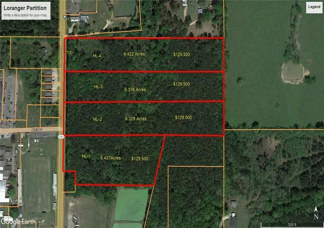 Photo 1 of Land for sale at Hl 1 Hwy 1062 St, Loranger, LA 70446 | MLS# 2419332 | Listing updated on 2026-03-13