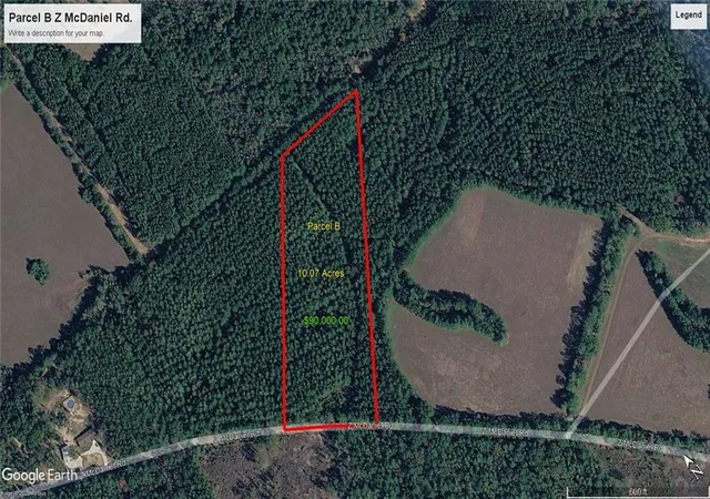 Photo 1 of Land for sale at B   Z Mcdaniel Rd, Kentwood, LA 70444 | MLS# 2511862 | Listing updated on 2026-07-28