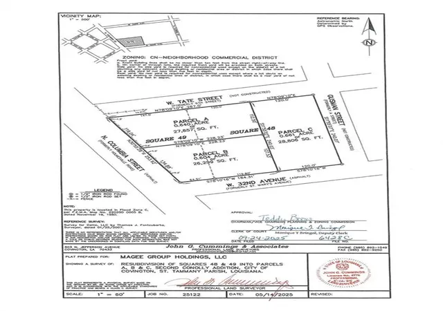 Photo 1 of Land for sale at 1218 N Columbia St, Covington, LA 70433 | MLS# 2535845 | Listing updated on 2026-01-31