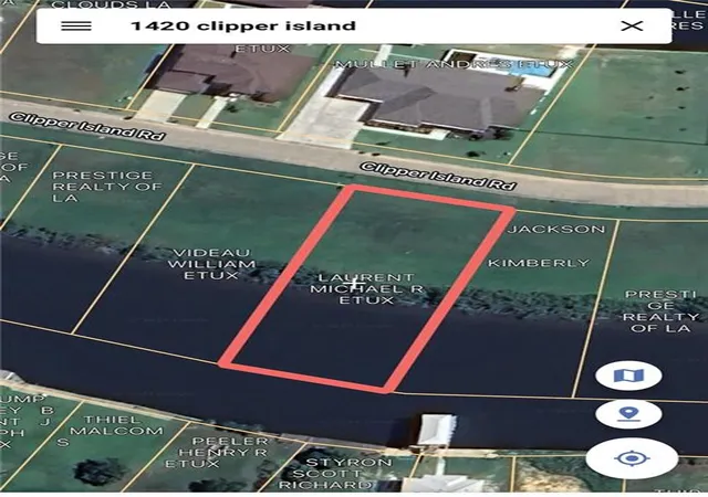 Photo 3 of Land for sale at 1420 Clipper Is Rd, Slidell, LA 70458 | MLS# 2537961 | Listing updated on 2026-03-24
