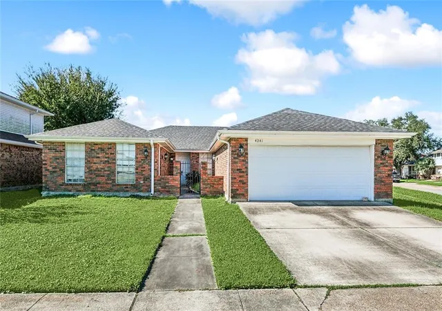 Photo 1 of Single family home for sale at 4241 Beaune Dr, Kenner, LA 70065 | MLS# 2544120 | Listing updated on 2026-03-06